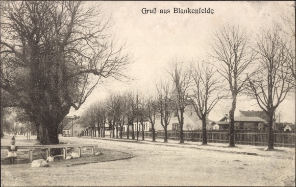 PC Blankenfelde in Brandenburg, street section