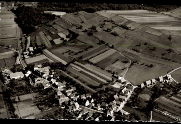 Postcard Queichhambach Annweiler am Trifels Pfalz, aerial photograph