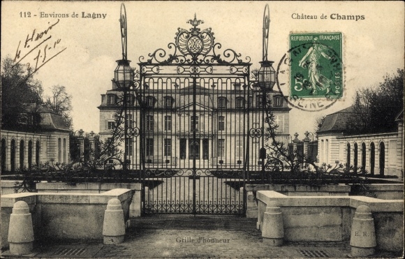 Ak Lagny Seine et Marne, Chateau de Champs