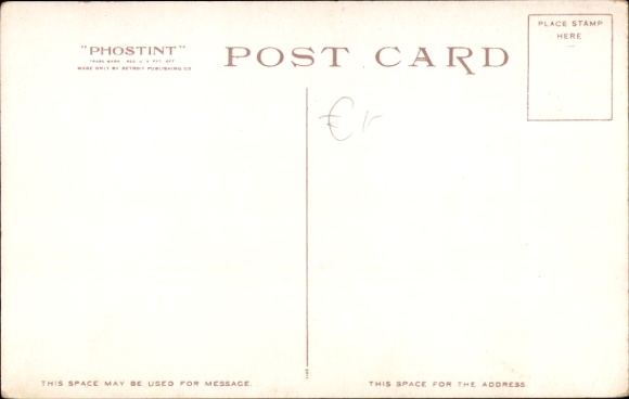 Postkaart Boston Massachusetts USA, Museum of Fine Arts, Boston, Architectuur, Detroit Publishing Co