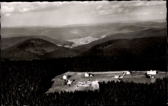 Ak Schömberg Loßburg im Schwarzwald, Landschaftsaufnahme, AOK Erholungsheim, Schwarzwald