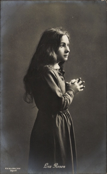 Ak Schauspielerin Lia Rosen, Portrait, Autogramm