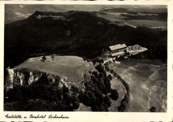 Postcard Weilstetten Balingen in Württemberg, Lochen, Lochenheim, aerial photograph