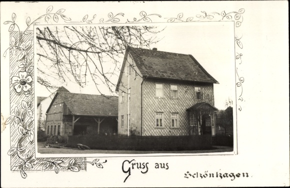 foto Ak Schönhagen Trebbin in de wijk Teltow Fläming ?, woongebouw