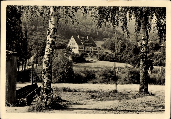Postcard Gemünd Schleiden in the Eifel, youth hostel