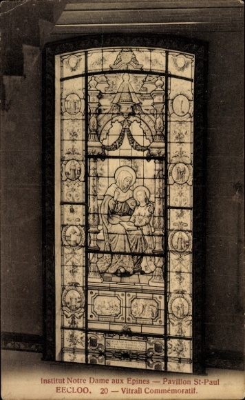 CPA Eecloo Eeklo Flandre Orientale, Institut Notre Dame aux Epines, Paviljoen St-Paul