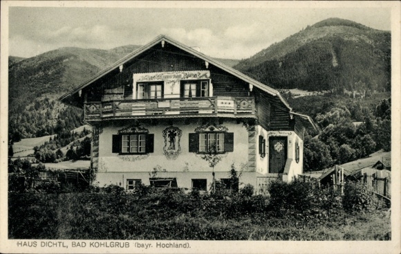 Ak Bad Kohlgrub in Opper-Beieren, Haus Dichtl