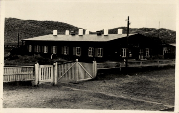 foto Ak Nordseebad List op Sylt, Klapptoldtal, gebouwen