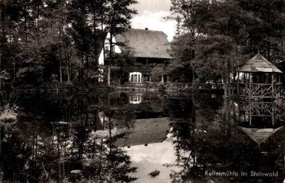 Postcard Kellermühle in the Steinwald Fichtelgebirge, guesthouse