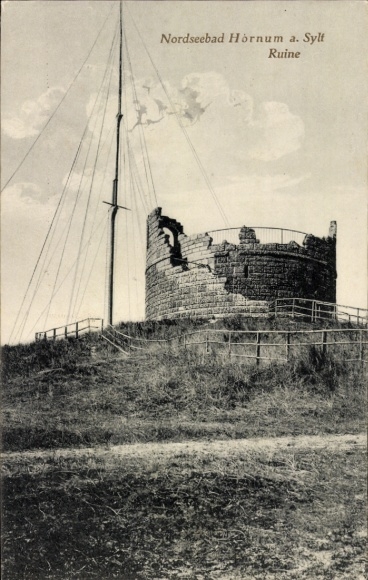 Ak Hörnum auf Sylt Nordfriesland, Ruine