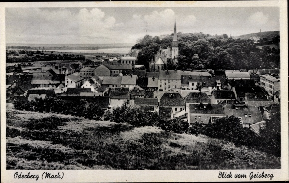 PC Oderberg in the Mark, general view from the Geisberg