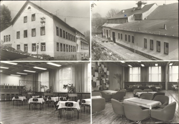PC Walthersdorf Crottendorf in the Ore Mountains, Ernst Thälmann company holiday home, dining room, club room