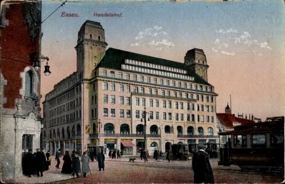 Ak Essen im Ruhrgebiet, Handelshof