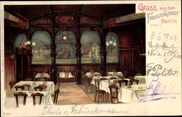 lito Berlin Mitte, restauracja Franziskaner, Bogen 2