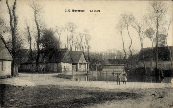 Postcard Berneval sur Mer Seine Maritime, La Mare
