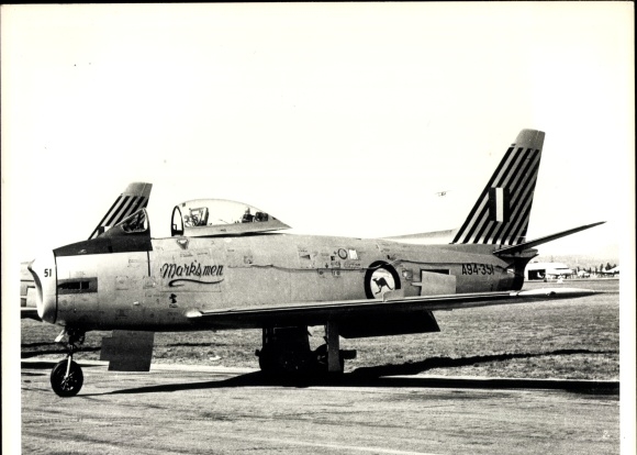 Postcard Australian Military Aircraft, Marksmen, A94 351