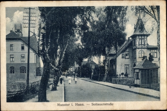 Ak Munster Niedersachsen, Soltauerstraße