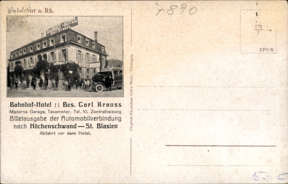 Postcard Waldshut Tiengen am Hochrhein Baden Wüttemberg, Säntis, Panorama