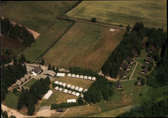 Ak Steinberg Oberthal im Saarland, Jugend- und Freizeitzentrum Max Braun, Zeltlagerplatz