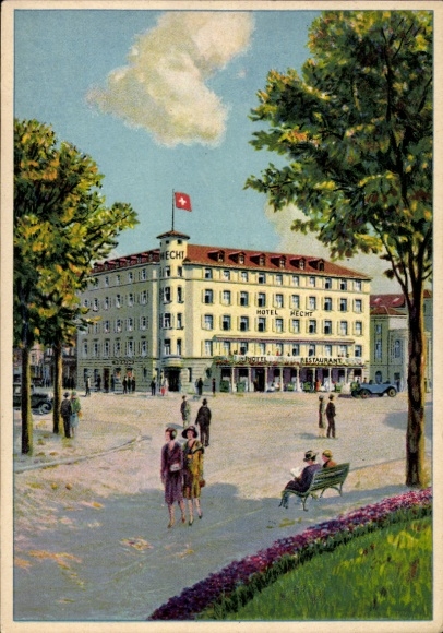 KP Sankt Gallen City Szwajcaria, Hotel Hecht