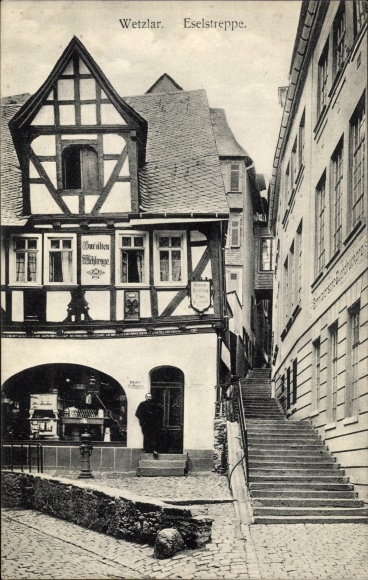 PC Wetzlar an der Lahn, donkey stairs, shop