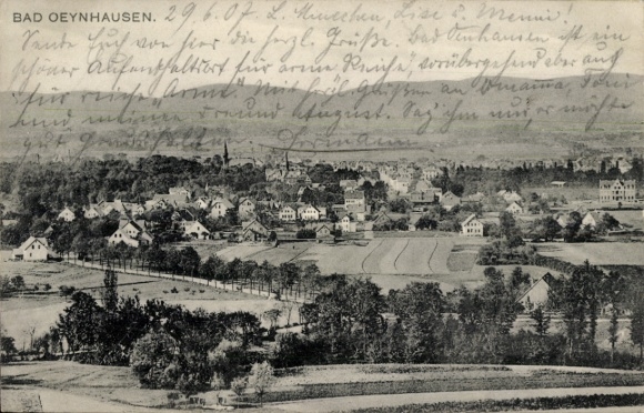 Ak Bad Oeynhausen in Westfalen, Gesamtansicht