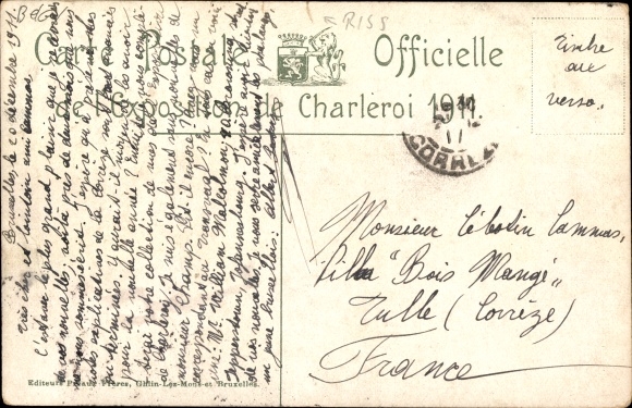 Postcard Charleroi Wallonien Hennegau, Exhibition 1911, Japanese Village