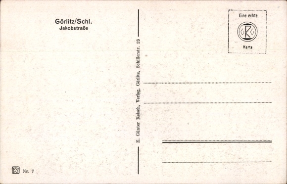 Postcard Zgorzelec Görlitz Silesia, Jakobstraße, UFA Palast, cinema