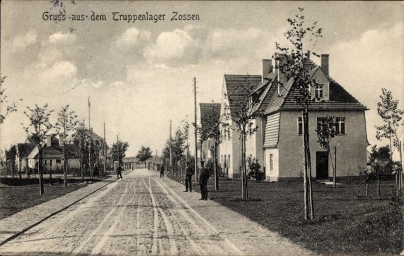 Postcard Wünsdorf Zossen in Brandenburg, military training area