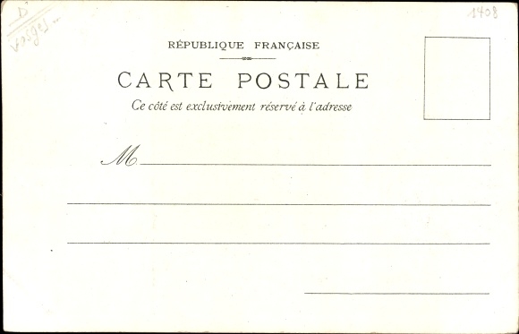 Artist Postcard d&#39;Alisi, Hugo, Domrémy la Pucelle Vosges, House of Joan of Arc, Eastern Railway