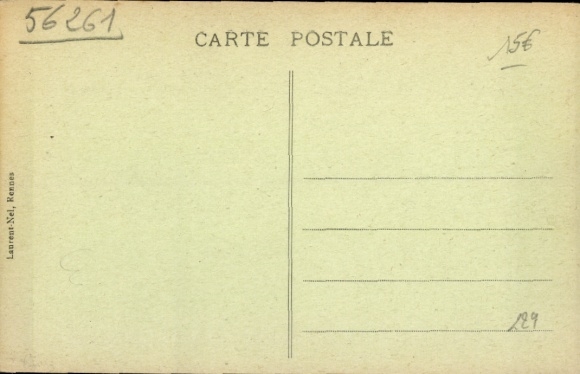 Postcard La Vraie Croix Morbihan, Calvary