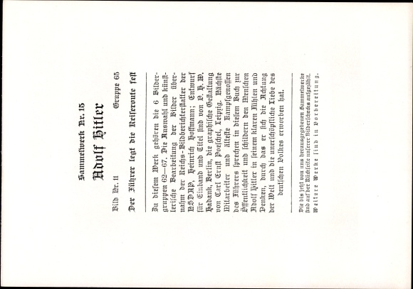 Collective picture Adolf Hitler in the car, road map, compilation no. 15 picture 11
