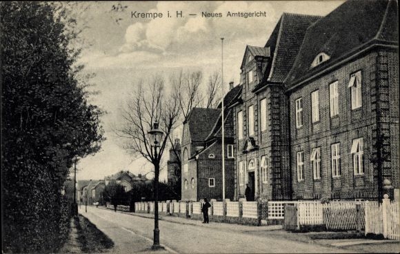 Ak Krempe in Holstein, Neues Amtsgericht