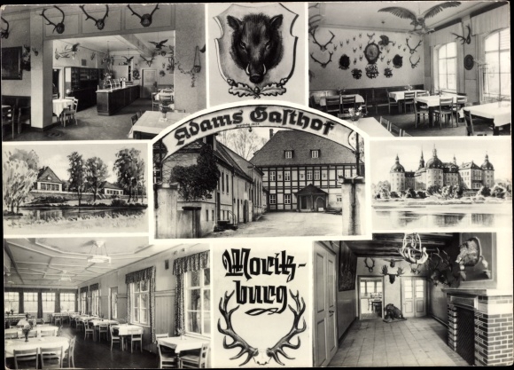 PC Moritzburg in Saxony, Adam&#39;s inn, hunting lodge