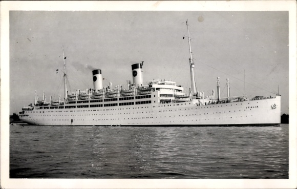 Ak-passagiersschip MS Italia, Home Lines