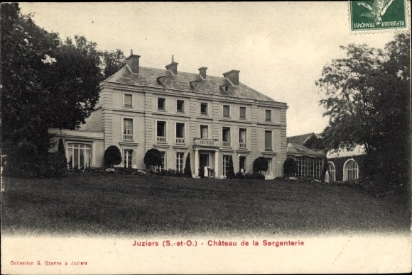 Postcard Juziers Yvelines, Chateau de la Sergenterie
