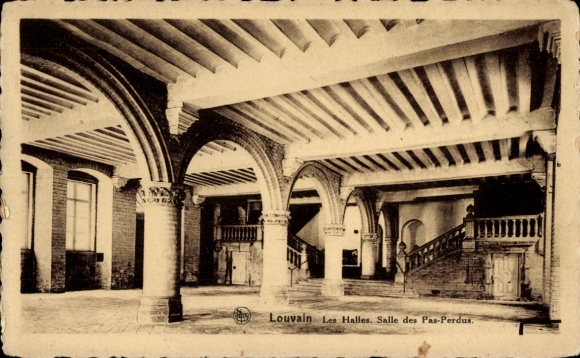 Postcard Louvain Louvain Flemish Brabant, Les Halles, Hall of the Lost