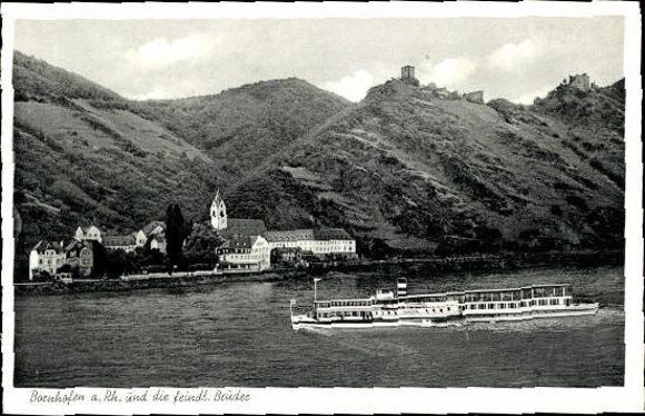 10 old PCs Bornhofen am Rhein, various views