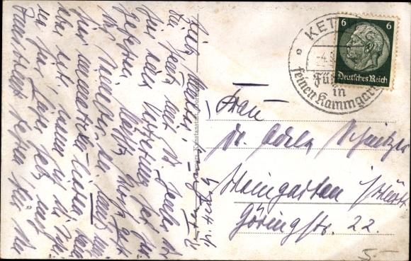 Postcard Kettwig Essen in the Ruhr area, steamer Kettwig, Ruhrpartie