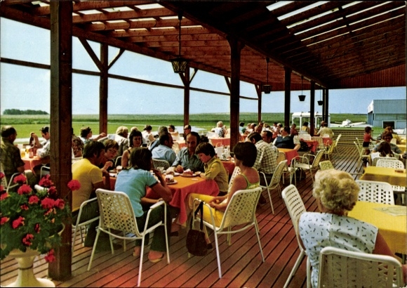 Ak Donaueschingen im Schwarzwald, Flugplatzrestaurant