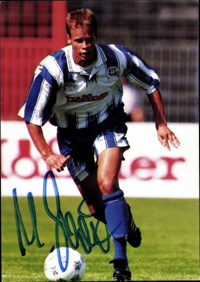 Autograph card footballer Martin Groth, FC Hansa Rostock
