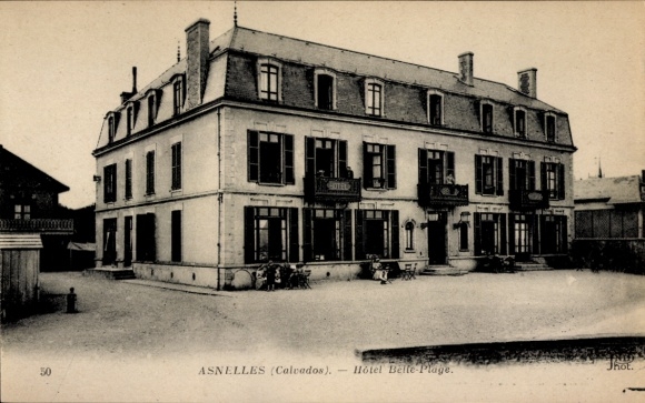 Ak Asnelles Calvados, Hôtel Belle Plage