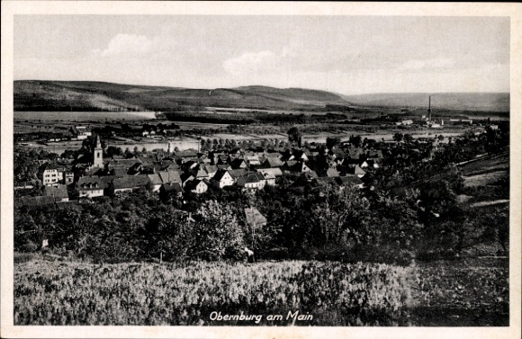 Postcard Obernburg am Main Lower Franconia, Panorama