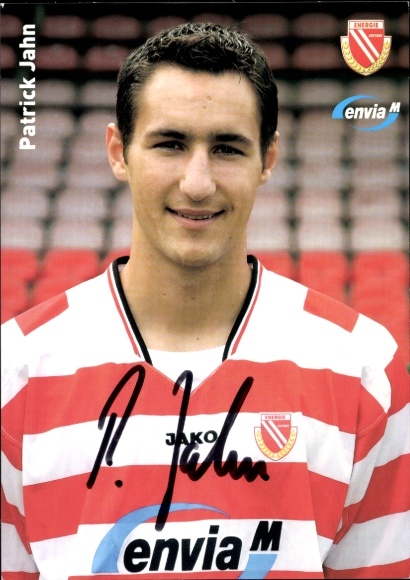Autogrammkarte Fußballer Patrick Jahn, Energie Cottbus, Autogramm