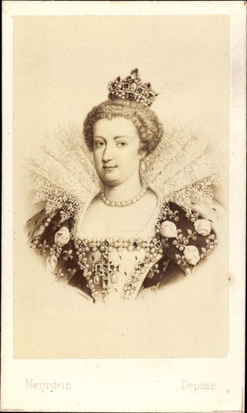Carte de Visite Maria de Medici, Queen of France