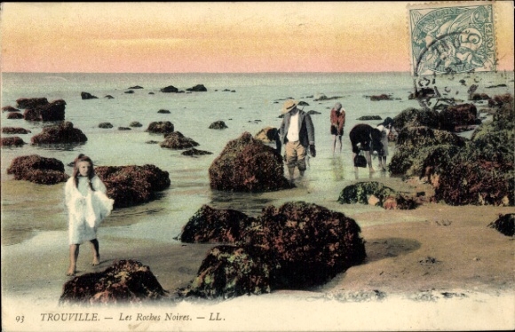 Ak Trouville Calvados, Les Roches Noires