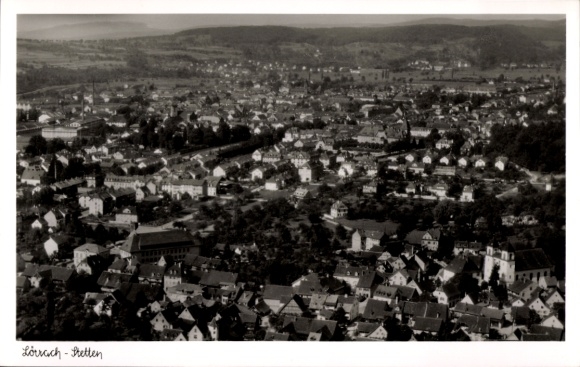 Ak Lörrach in Baden, Fliegeraufnahme