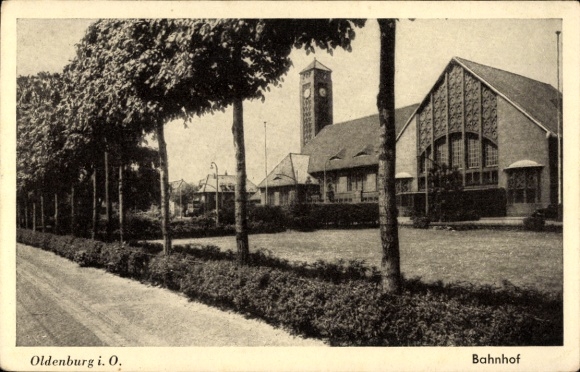 Ak Oldenburg in Oldenburg, Bahnhof