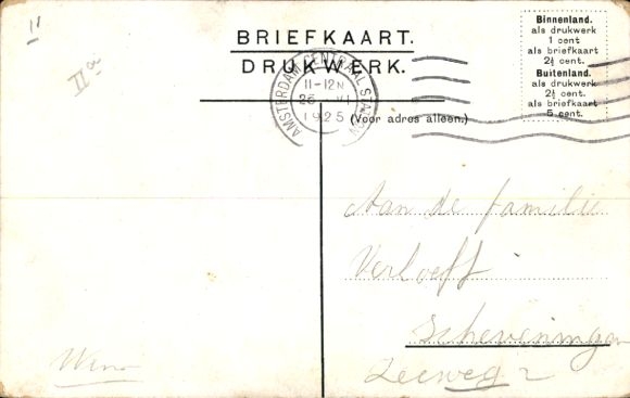 Artist Postcard Koekkoek, MA, Flamingo, Phoenicopterus roseus Pall.