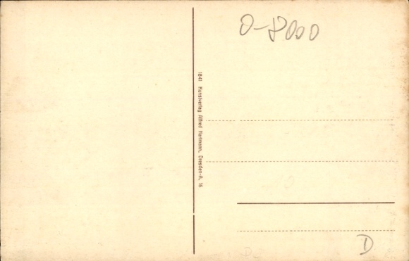 Postcard Dresden Strehlen, Royal Friedrich August Seminar